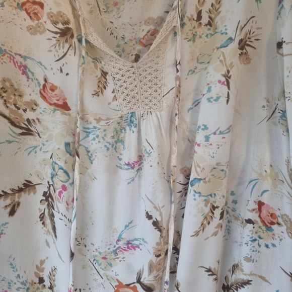 Holiday Long Sleeve Midi Dress Size Medium/Large - Picture 3 of 6